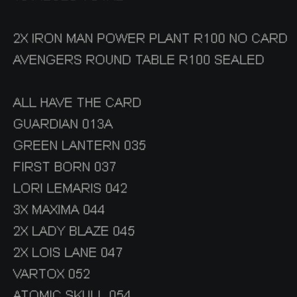 LOT OF HEROCLIX GREEN LANTERN THE AVENGERS POWER PLANT LOIS LANE MAXIMA VARTOX - Picture 10 of 10